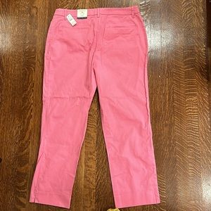 NWT Talbots Stretch Twill Crop Size 12